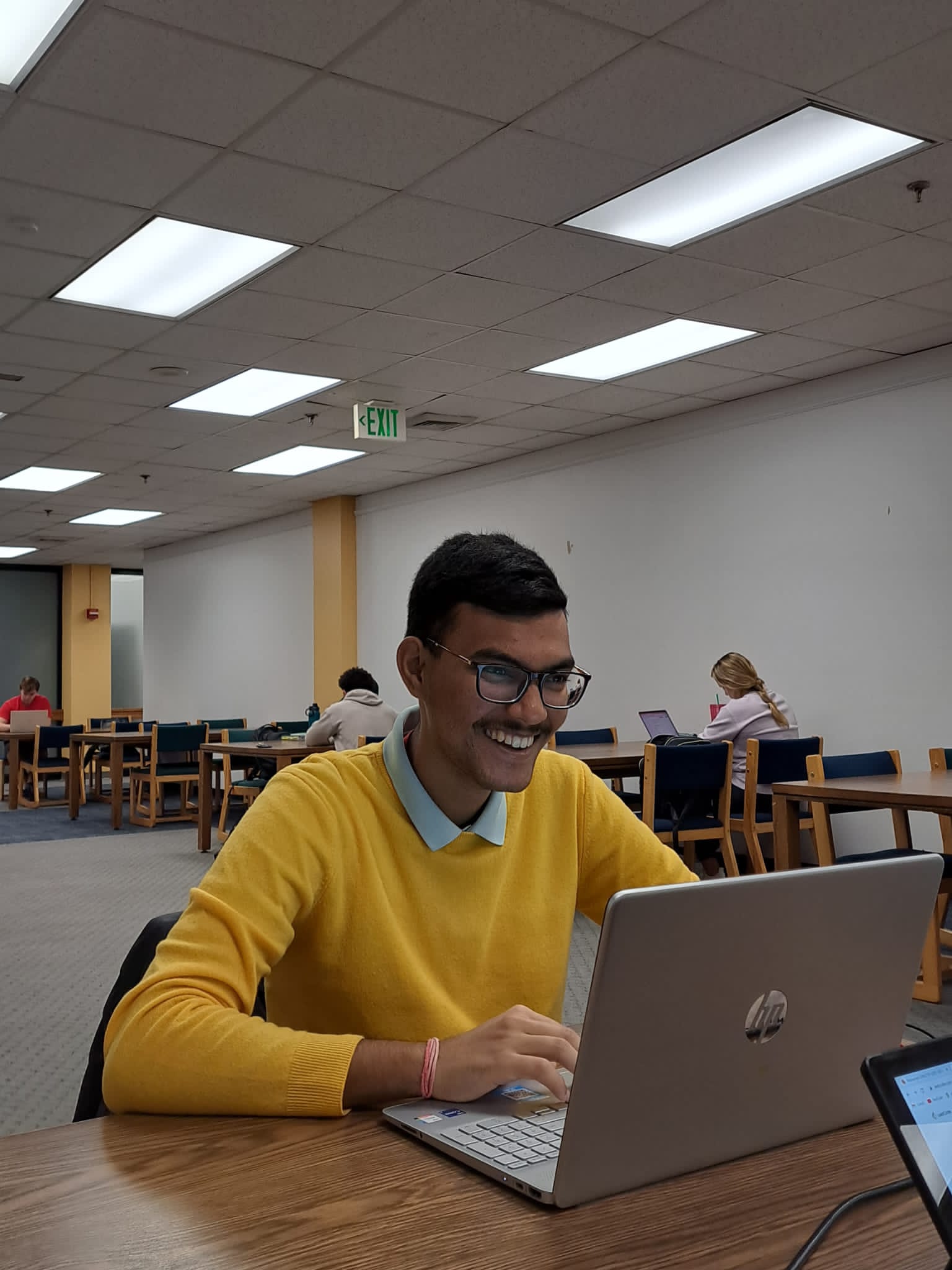 Shashank standing at Mckeldin mall