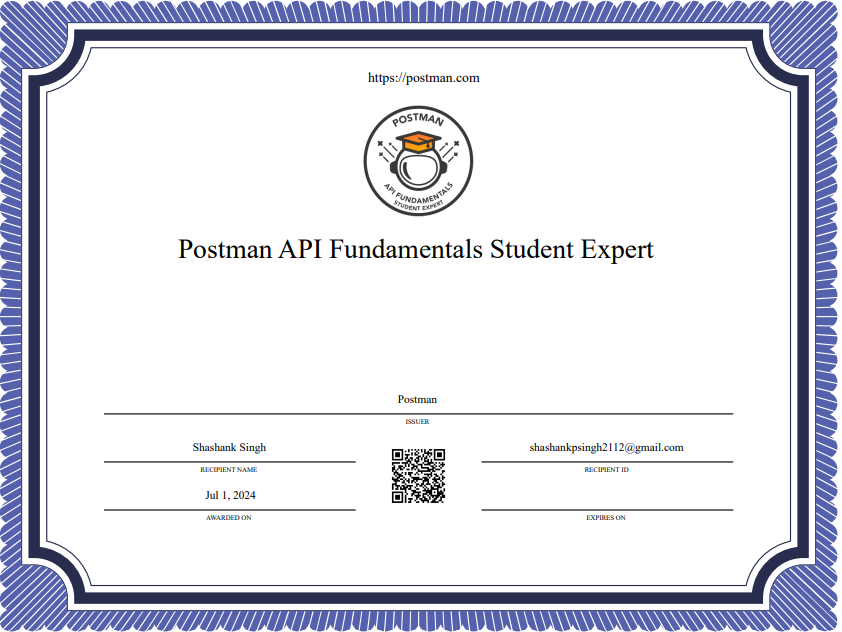 certificate of Data Structures and Algorithm